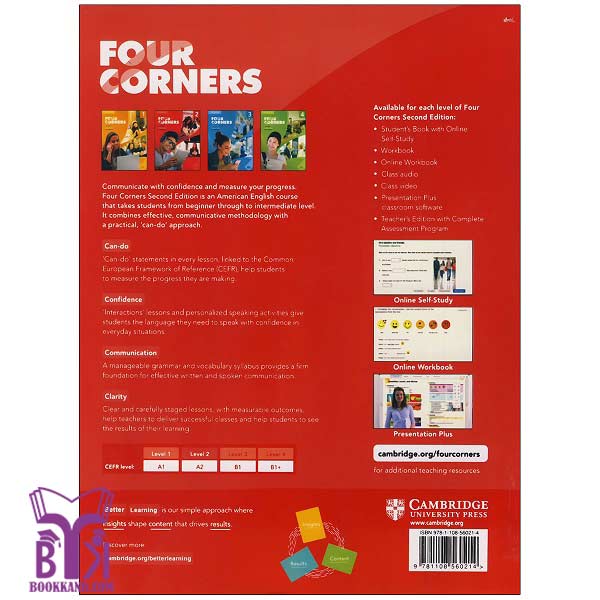 خرید کتاب Four Corners 2 بوک کند Bookkand