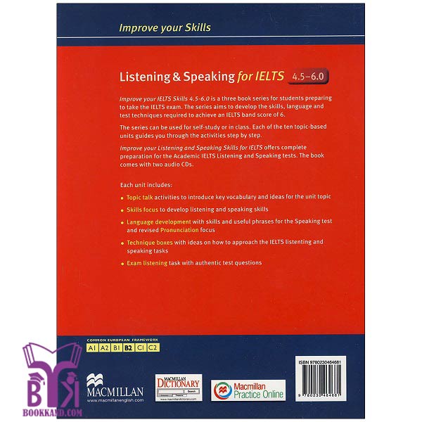 خرید کتاب listening-Speaking-For-Ielts-4.5-6.0 بوک کند Bookkand