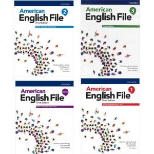مجموعه 4 جلدی American english file third edition