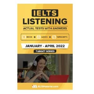 خرید کتاب IELTS Listening Actual Tests (January to April 2022) بوک کند Bookkand