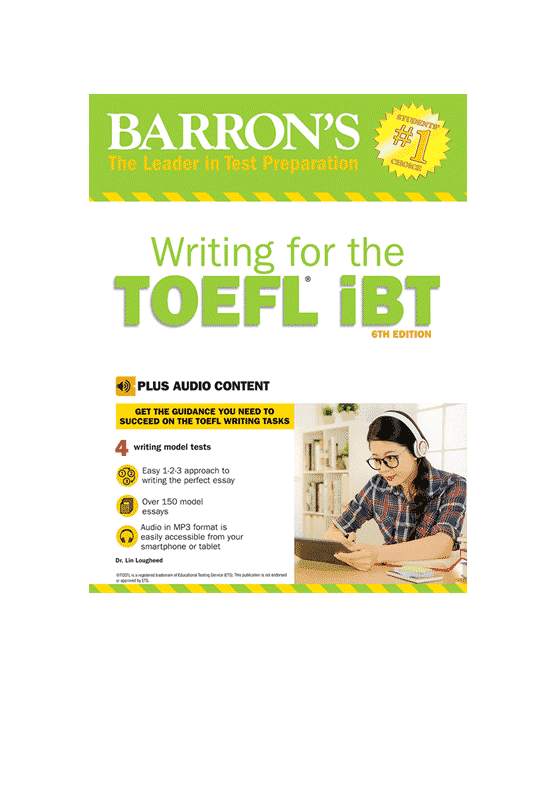 Barrons writing For The TOEFL IBT 6th