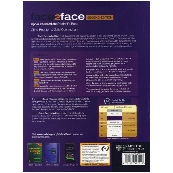 خرید کتاب face2face-Upper-Intermediate-back بوک کند Bookkand